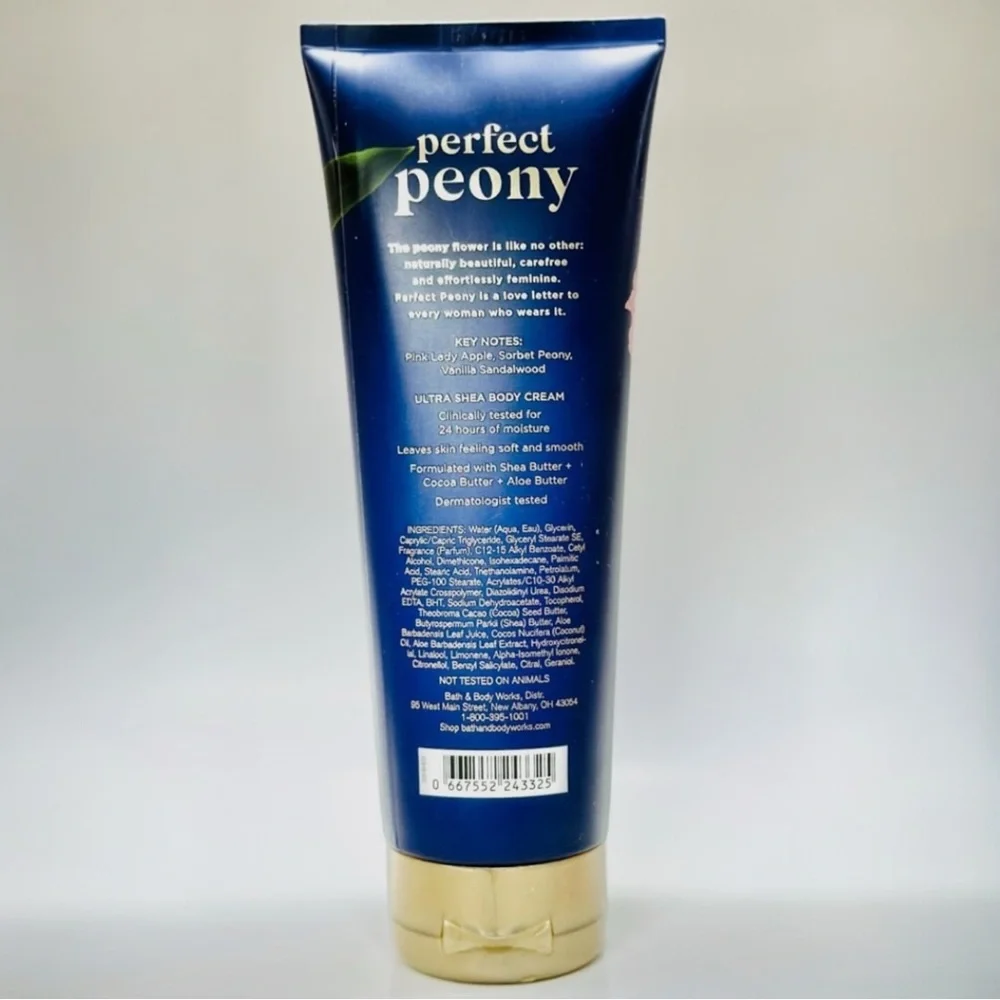 Bath & Body Works Perfect Peony FRAGRANCE BODY Lotion 8 oz